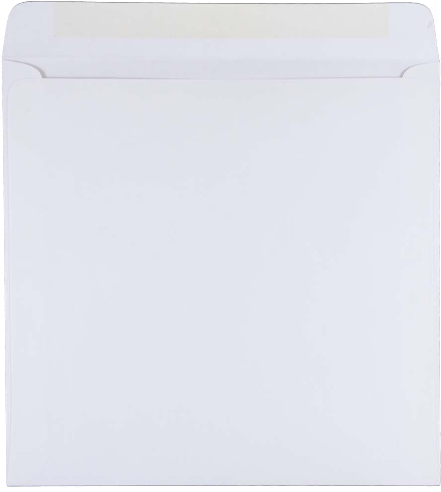 White 28lb 10 1/2 x 10 1/2 Square Envelopes