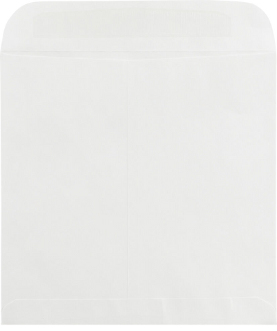 White 28lb 13 1/2 x 13 1/2 Square Envelopes
