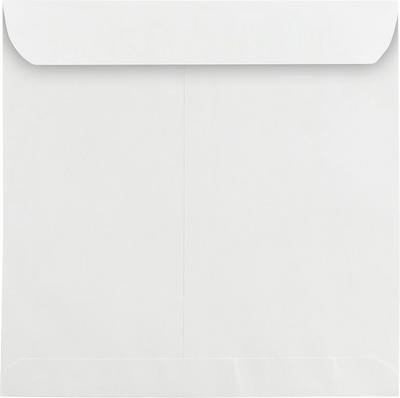 White 28lb 13 1/2 x 13 1/2 Square Envelopes