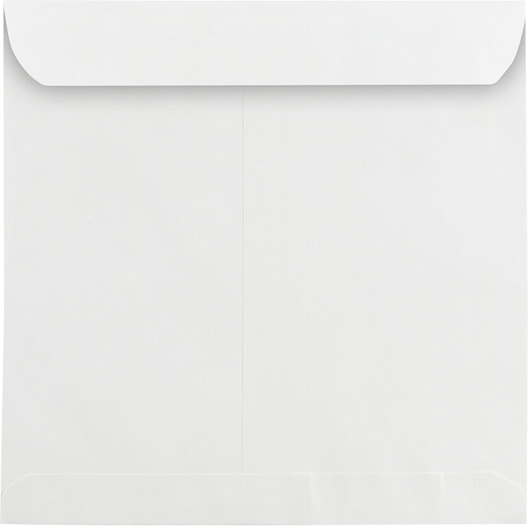 White 28lb 13 1/2 x 13 1/2 Square Envelopes