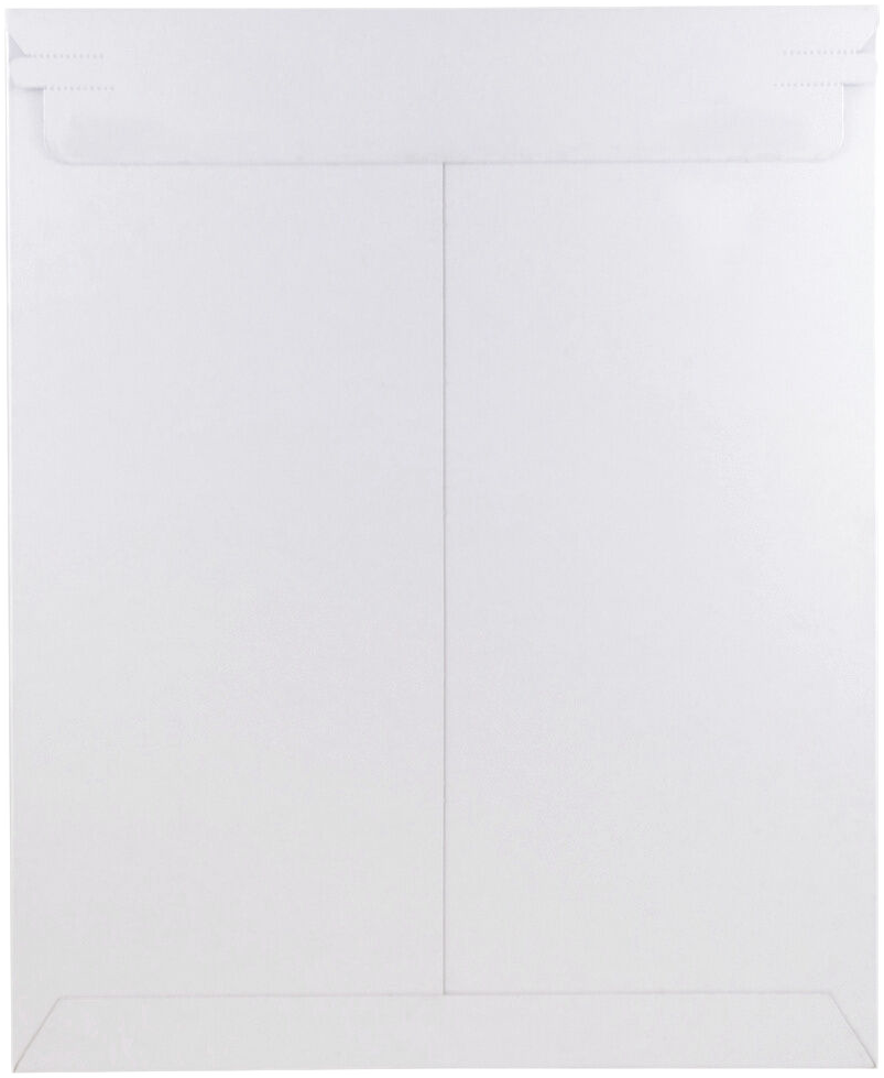 White 130lb 11 x 13 1/2 Photo Mailer Envelopes with Peel & Seal