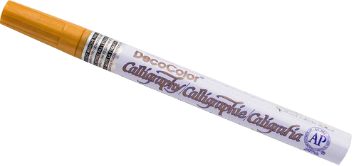 Gold Calligraphy Opaque Paint Marker