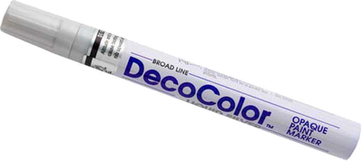 Silver Broad Line Opaque Paint Marker