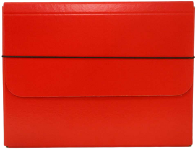 Red 10 x 13 1/4 x 1 1/4 Thick Elastic Portfolios