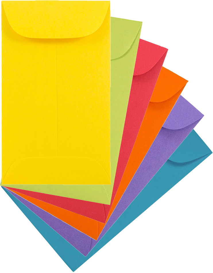 Assorted #3 Coin Envelope (2 1/4 x 3 1/2) - 150 Pack