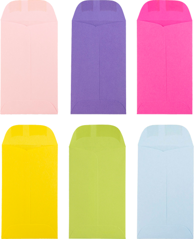 Assorted Fashion #3 Coin Envelope (2 1/4 x 3 1/2) - 150 Pack