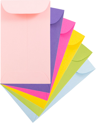 Assorted Fashion #3 Coin Envelope (2 1/4 x 3 1/2) - 150 Pack