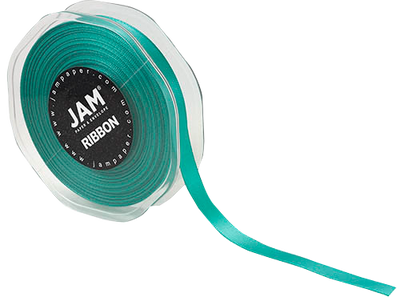 Teal Blue Satin 3/8 Inch x 25 Yards Ribbon