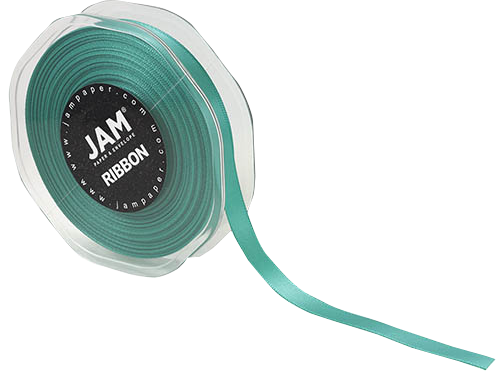 Teal Blue Satin 3/8 Inch x 25 Yards Ribbon