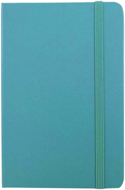 Caribbean Blue Large 5 7/8 x 8 1/2 Notebooks (70 Dotted Pages)