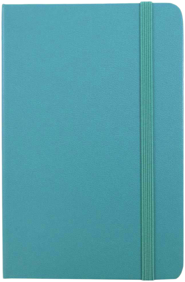 Caribbean Blue Large 5 7/8 x 8 1/2 Notebooks (70 Dotted Pages)