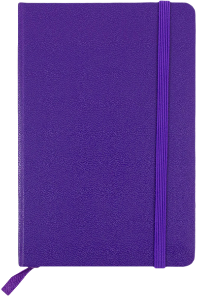 Plum Purple Travel Size 4 x 6 Notebooks (70 Dotted Pages)