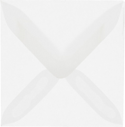 Clear Translucent 28lb 3 1/8 x 3 1/8 Square Envelopes