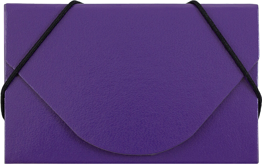Matte Purple Chipboard Business Card Case - 20 Card Capacity
