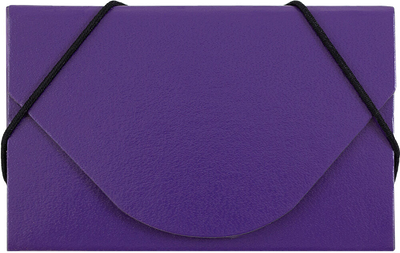 Matte Purple Chipboard Business Card Case - 20 Card Capacity