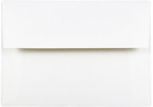 White 32lb Strathmore A6 Invitation Premium Envelopes (4 3/4 x 6 1/2)