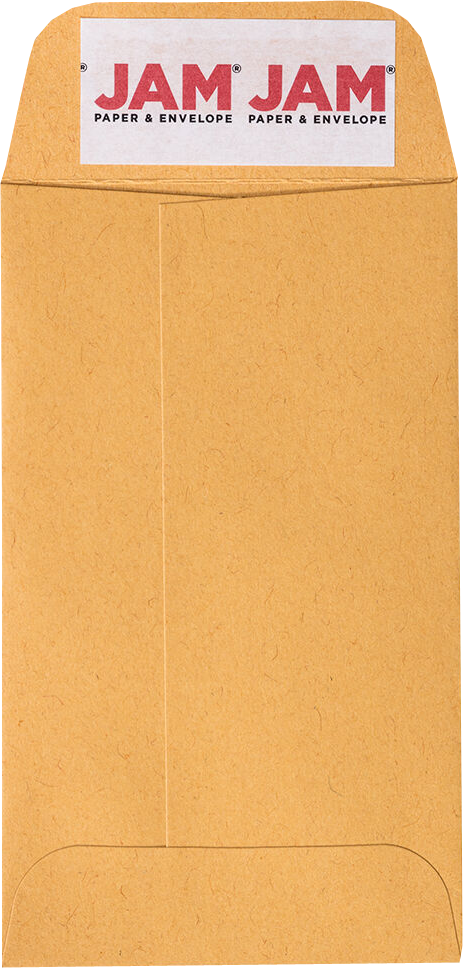 Brown Kraft 28lb #3 Coin Envelopes (2 1/2 x 4 1/4) with Peel & Seal