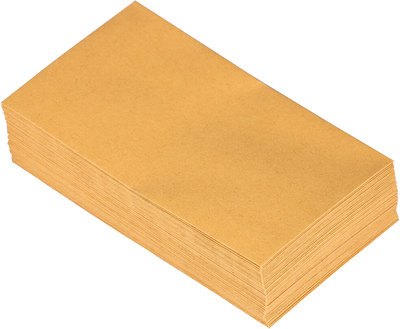 Brown Kraft 28lb #5 1/2 Coin Envelopes (3 1/8 x 5 1/2) with Peel & Seal