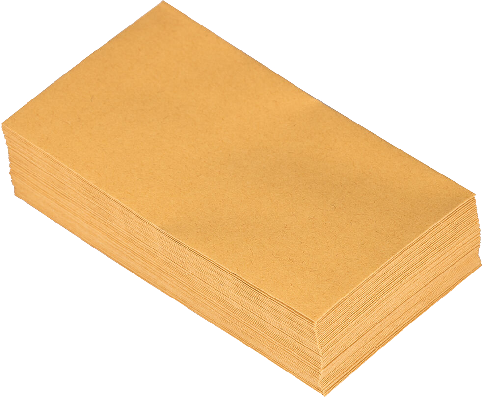 Brown Kraft 28lb #5 1/2 Coin Envelopes (3 1/8 x 5 1/2) with Peel & Seal