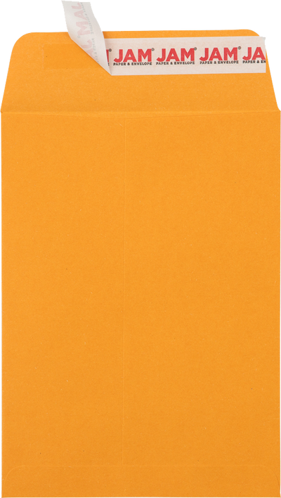 Brown Kraft 28lb 5 1/2 x 7 1/2 Open End Envelopes with Peel & Seal