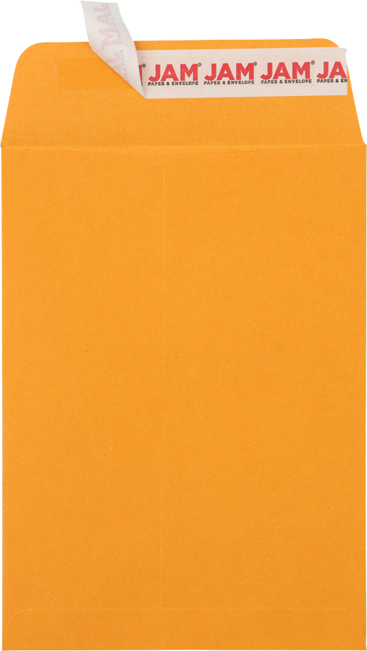 Brown Kraft 28lb 5 1/2 x 7 1/2 Open End Envelopes with Peel & Seal