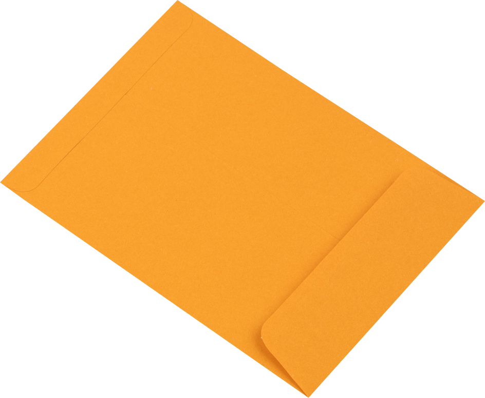 Brown Kraft 28lb 5 1/2 x 7 1/2 Open End Envelopes with Peel & Seal