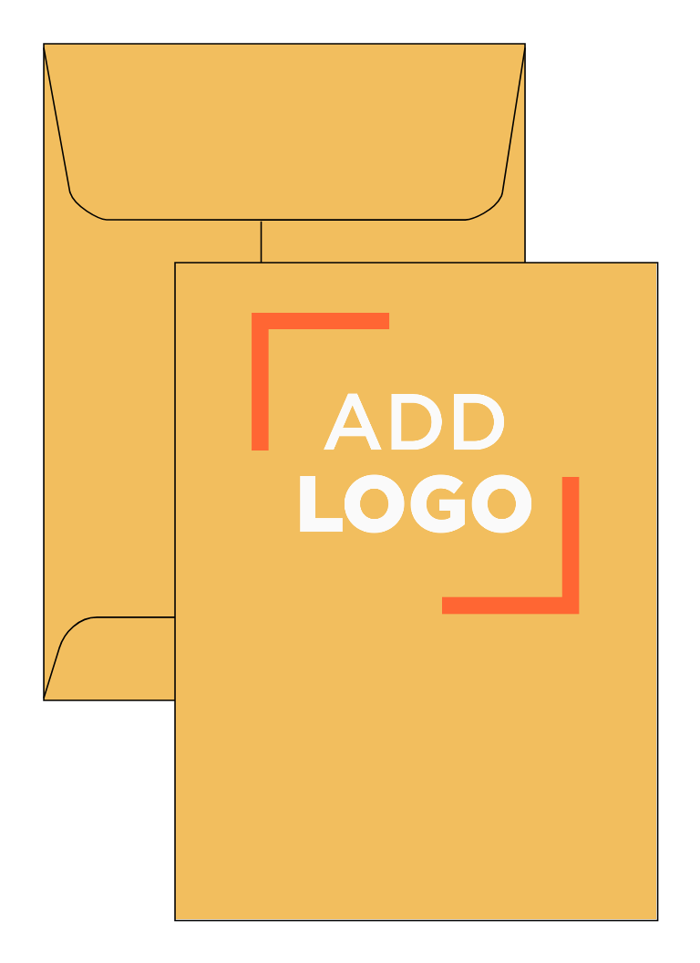 Brown Kraft 28lb 5 1/2 x 7 1/2 Open End Envelopes with Peel & Seal