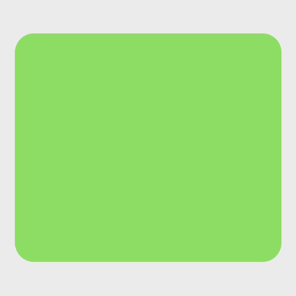 Neon Green 1 1/2 x 1 3/4 Inch Roll of Rectangle Labels - Bright Adhesive