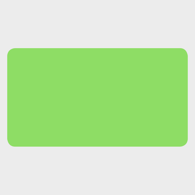 Neon Green 1 1/2 x 2 3/4 Inch Roll of Rectangle Labels - Bright Adhesive