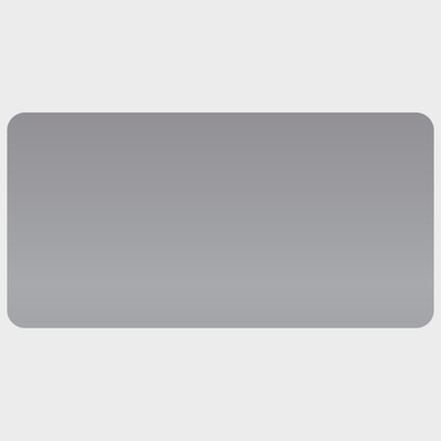 Matte Silver Foil 1 1/2 x 3 Inch Roll of Rectangle Labels - Durable