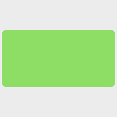 Neon Green 1 1/2 x 3 Inch Roll of Rectangle Labels - Bright Adhesive