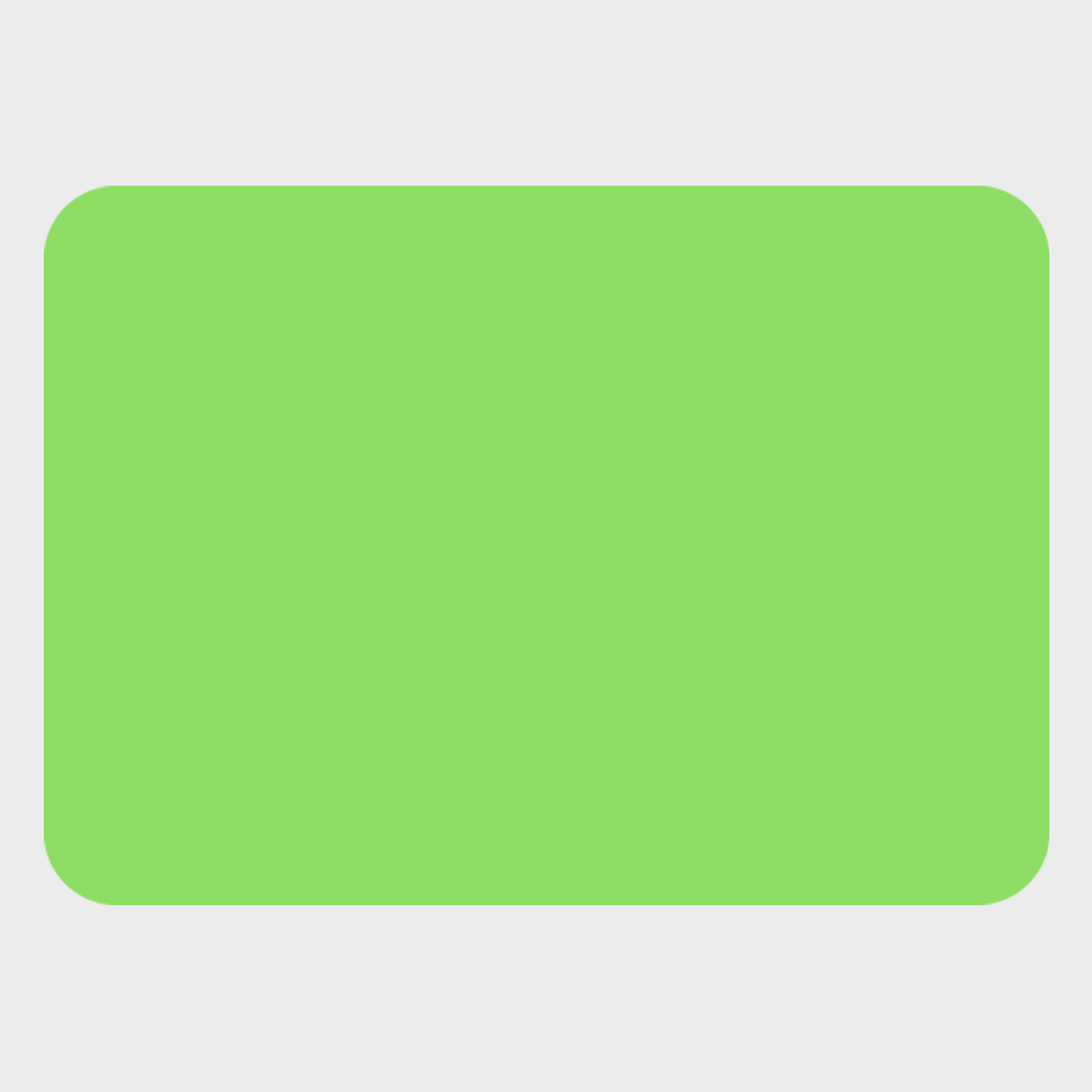 Neon Green 1 1/4 x 1 3/4 Inch Roll of Rectangle Labels - Bright Adhesive