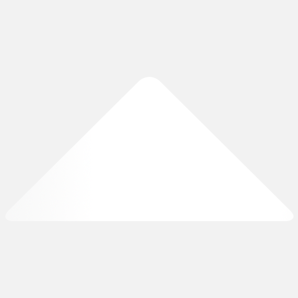 White Glossy 1 1/4 x 2 1/2 Inch Roll of Triangle Shaped Labels