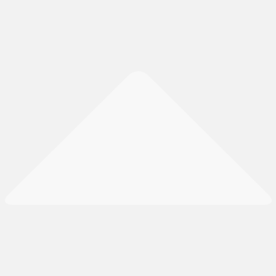 Clear 1 1/4 x 2 1/2 Inch Roll of Triangle Shaped Labels - Tear Resistant with High Gloss Film Layer