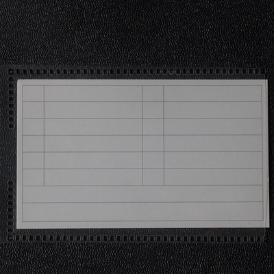 Black 14 x 16 5/8 Plastic Portfolios with Handle