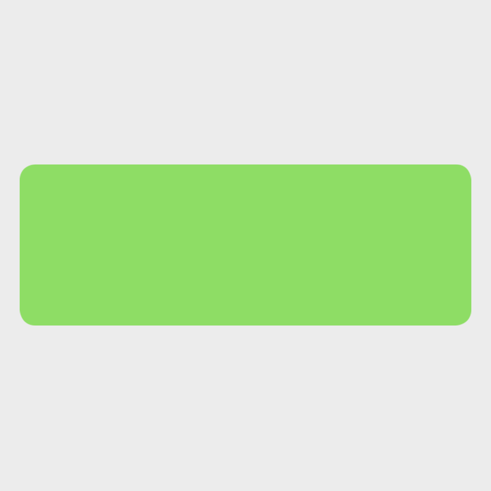 Neon Green 1 1/4 x 3 1/2 Inch Roll of Rectangle Labels - Bright Adhesive