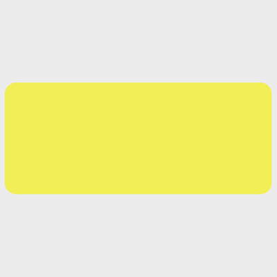Neon Yellow 1 1/4 x 3 Inch Roll of Rectangle Labels - Bright Adhesive