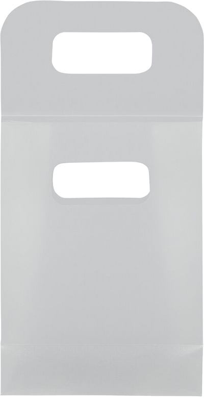 Clear Frosted Small Plastic Lunch Bags (3 x 4 x 1 1/2)
