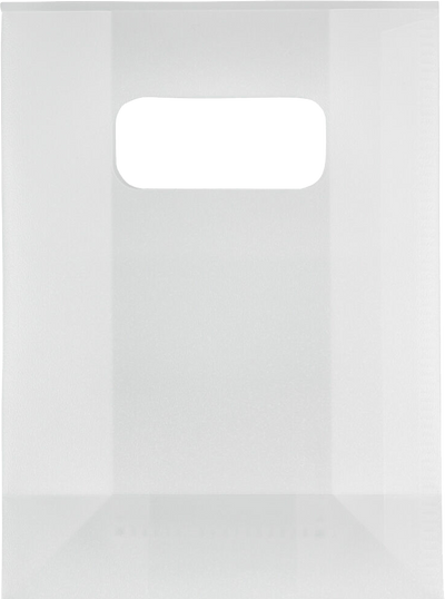 Clear Frosted Small Plastic Lunch Bags (3 x 4 x 1 1/2)