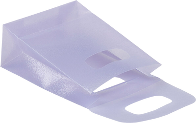 Purple Frosted Small Plastic Lunch Bags (3 x 4 x 1 1/2)