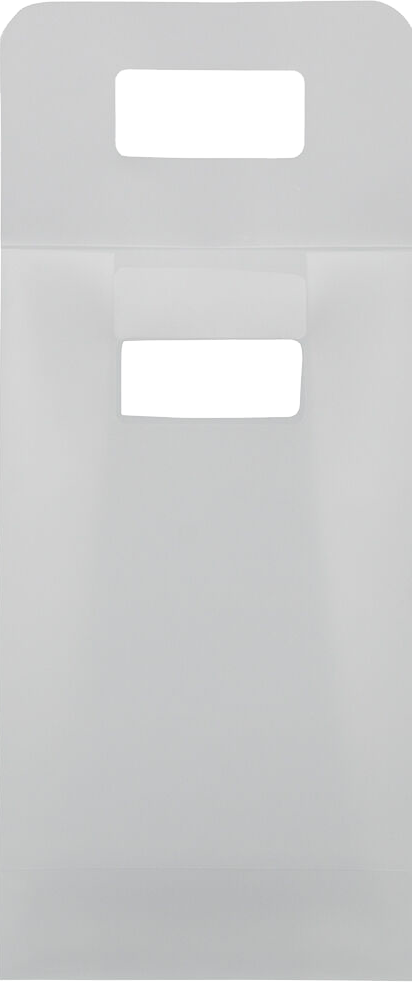 Clear Frosted Medium Plastic Lunch Bags (4 3/4 x 8 1/4 x 2 1/2)