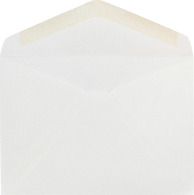 White 24lb Cougar A7 V Flap Premium Envelopes (5 1/4 x 7 1/4)