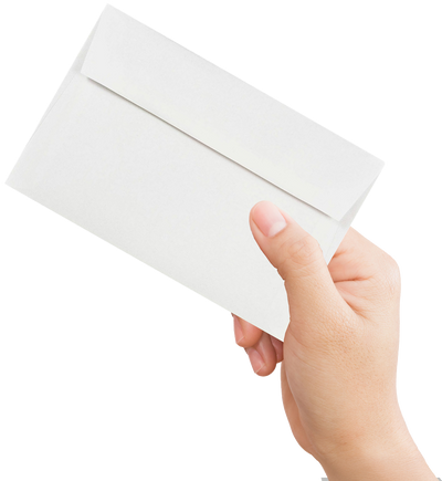 White 24lb A9 Invitation Envelopes (5 3/4 x 8 3/4)