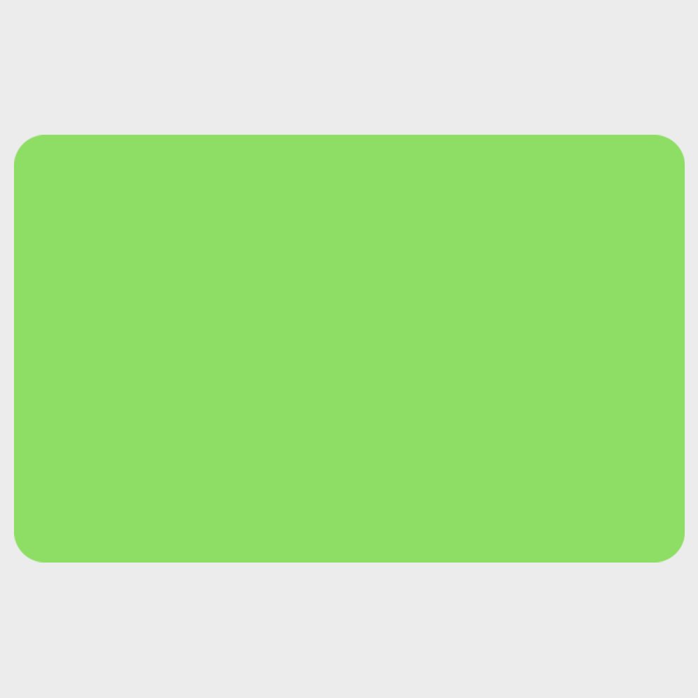 Neon Green 1 3/4 x 2 3/4 Inch Roll of Rectangle Labels - Bright Adhesive