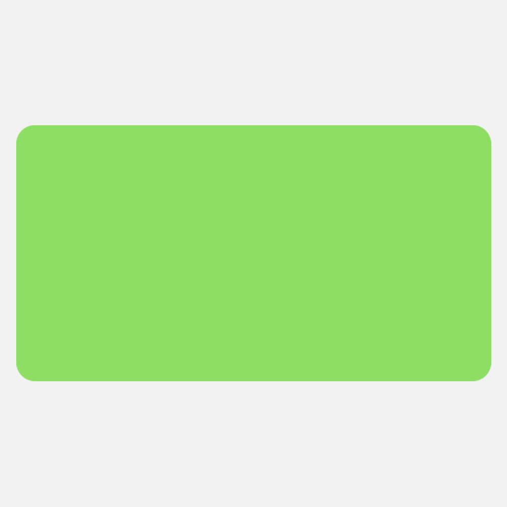 Neon Green 1 3/4 x 3 1/4 Inch Roll of Rectangle Labels - Bright Adhesive