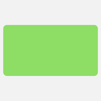 Neon Green 1 3/4 x 3 1/4 Inch Roll of Rectangle Labels - Bright Adhesive