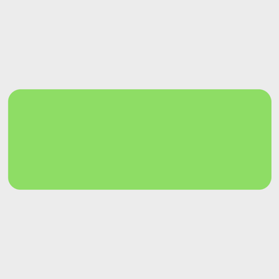 Neon Green 1 x 2 5/8 Inch Roll of Rectangle Labels - Bright Adhesive