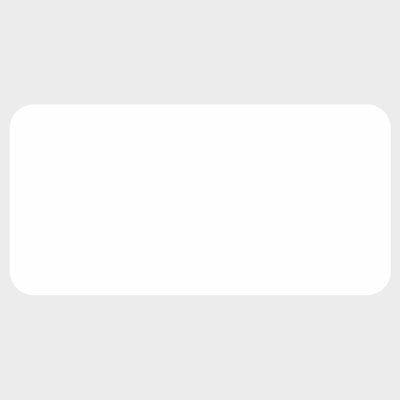 White 1 x 2 Inch Roll of Rectangle Outdoor Labels - Weather Resistant with Easy Peel