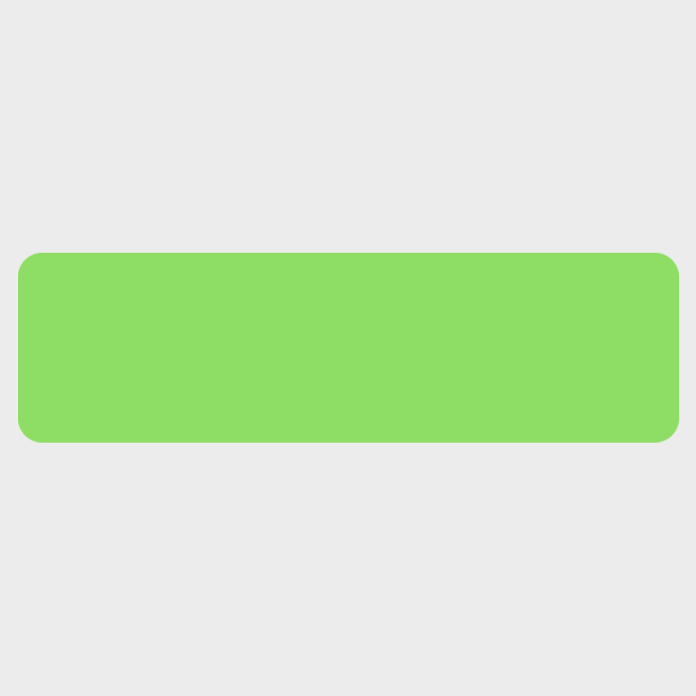 Neon Green 1 x 3 1/2 Inch Roll of Rectangle Labels - Bright Adhesive