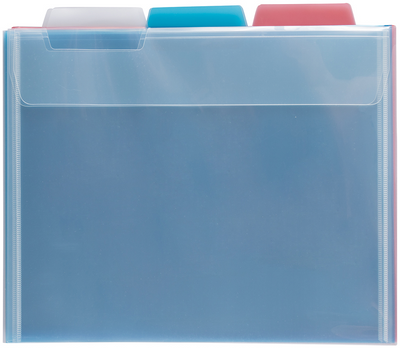 Assorted Letter Size File Folders - 6 Pack